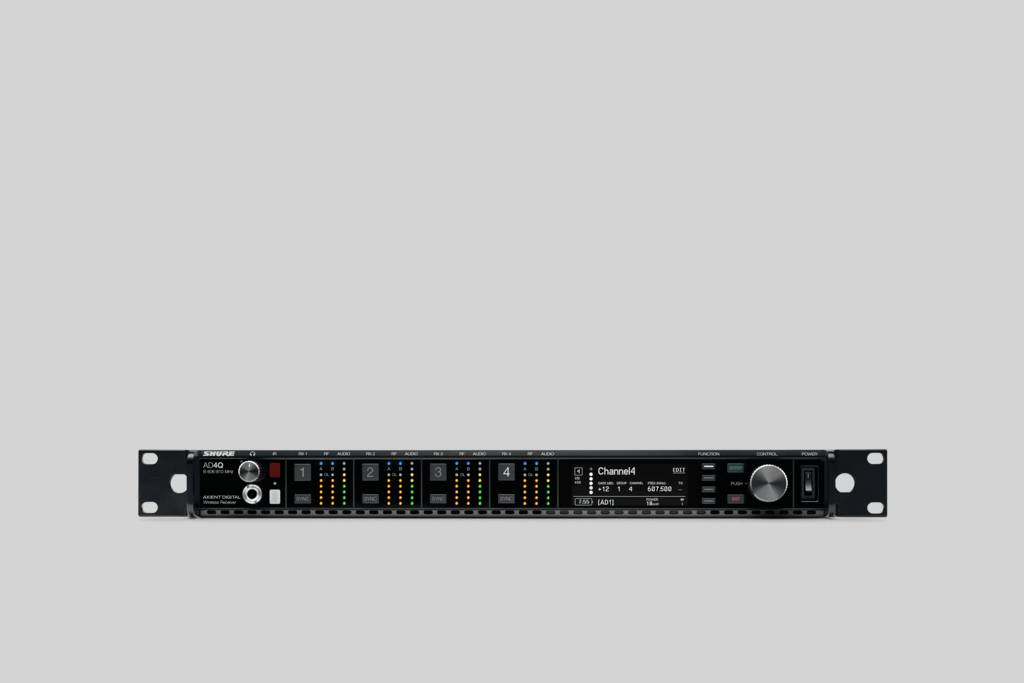 Shure Axient Digital AD4QE Quad-Empfänger (470-636MHz)