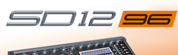 DiGiCo SD-12`96 Digitalmischpult, inkl. Optocore, Firmware V1090 Core2